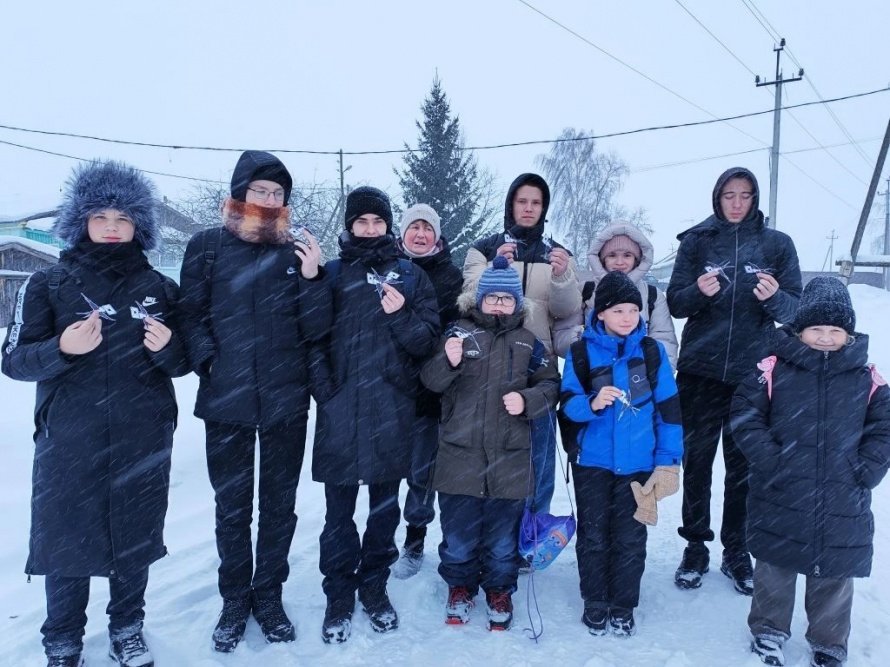 Акцию «Блокадная ласточка» организовали в Барковском сельском Доме культуры.