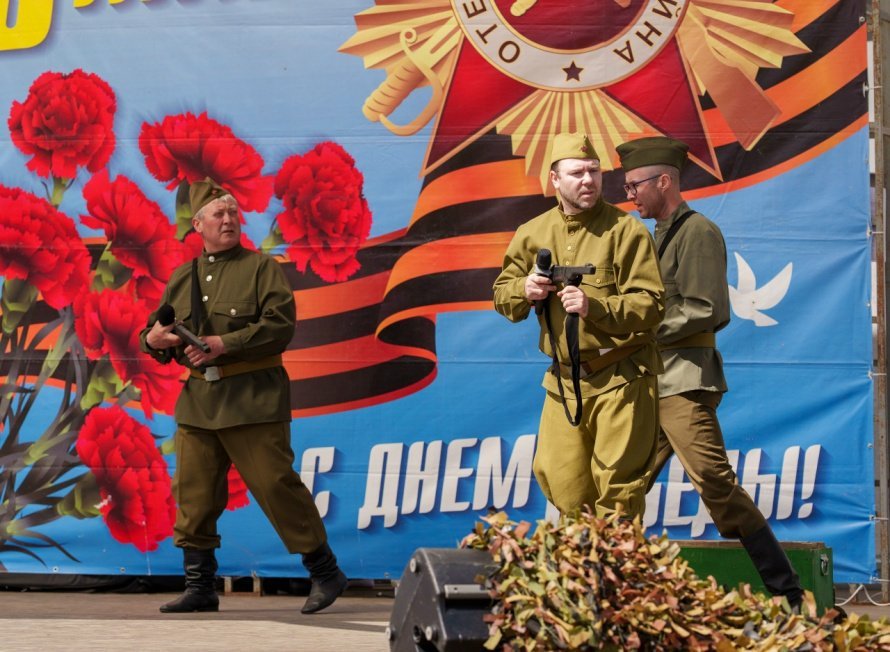 В городе Княгинино прошли торжества, посвященные Дню Победы.
