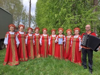 В преддверии празднования Дня Победы творческие коллективы Дома культуры г.Княгинино участвовали в конкурсе исполнительского и изобразительного творчества «Голоса Победы» Лысковского Дворца культуры