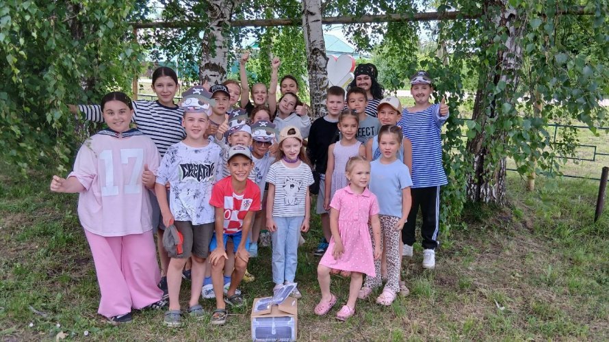 Дети из с. Урга разгадали загадки Старого Пирата.