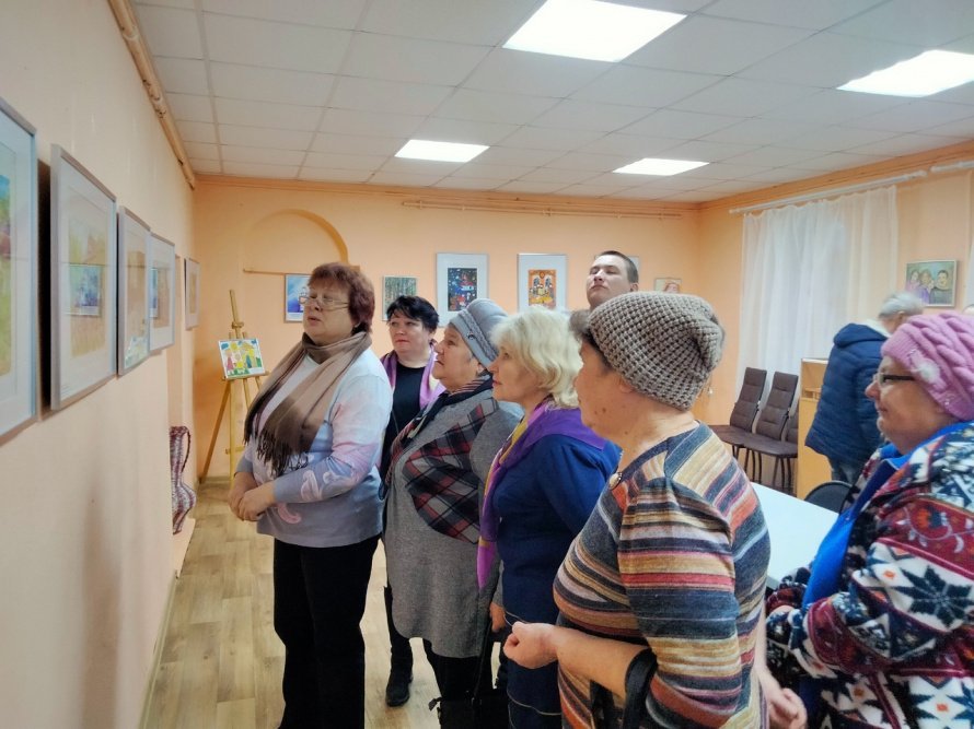 Музейную гостиную «О том, что вдохновляет» посетила группа отдыхающих отделения дневного пребывания ГБУ «КЦСОН Княгининского муниципального округа».